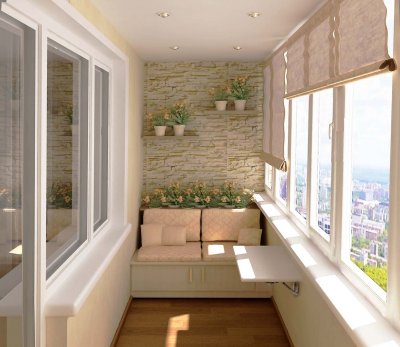 Идеи дизайна балкона для отдыха